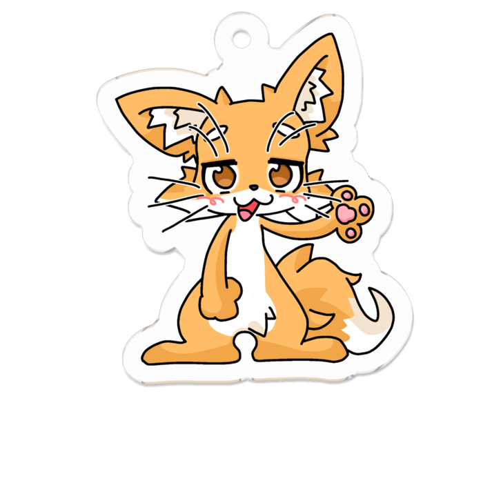 アクリルキーホルダー - 50 x 50 (mm)