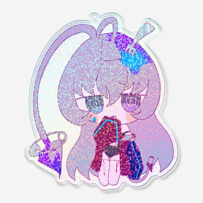 ホログラムアクリルキーホルダー - 100 × 100mm