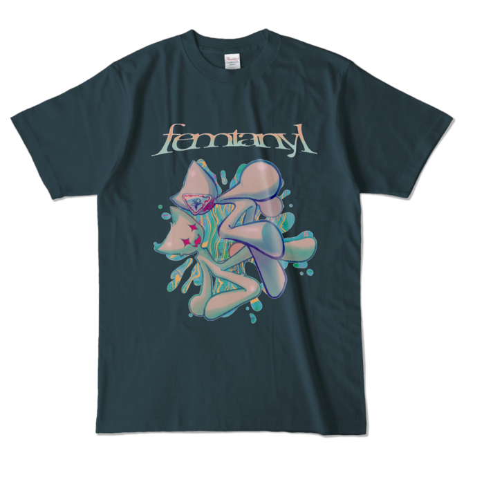 カラーTシャツ - L - デニム (濃色)