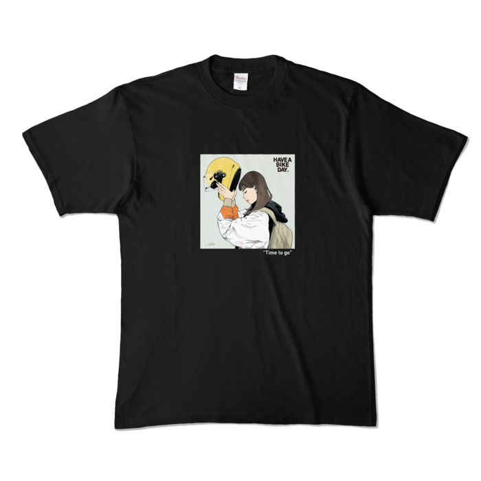 カラーTシャツ - XL - ブラック (濃色)