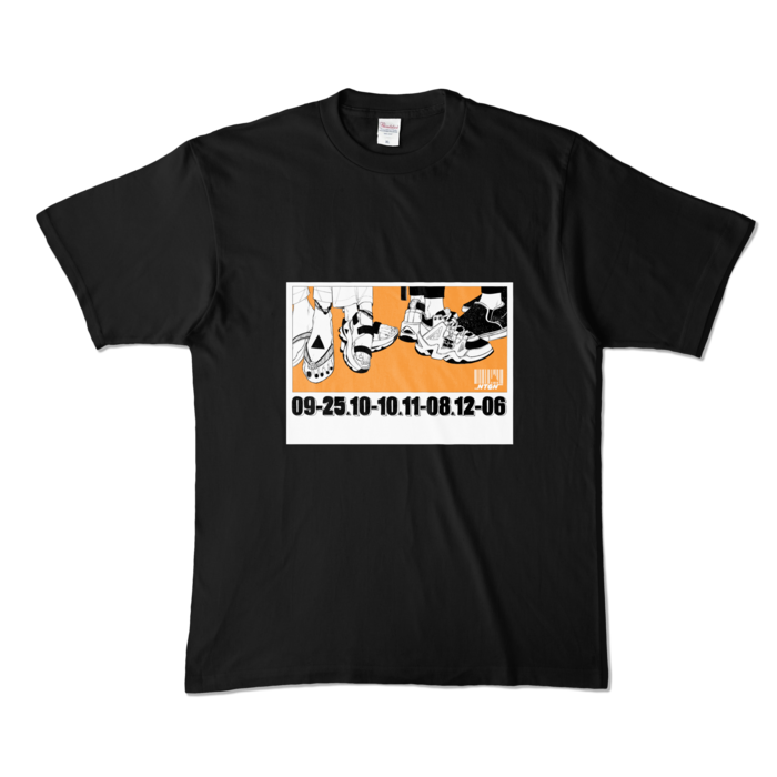 カラーTシャツ - XL - ブラック (濃色)