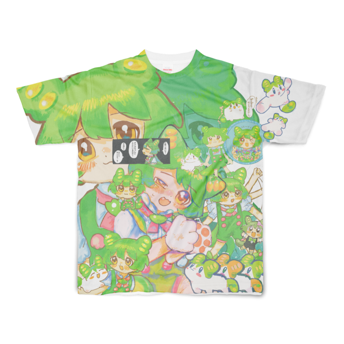 フルグラフィックTシャツ - S - 両面印刷