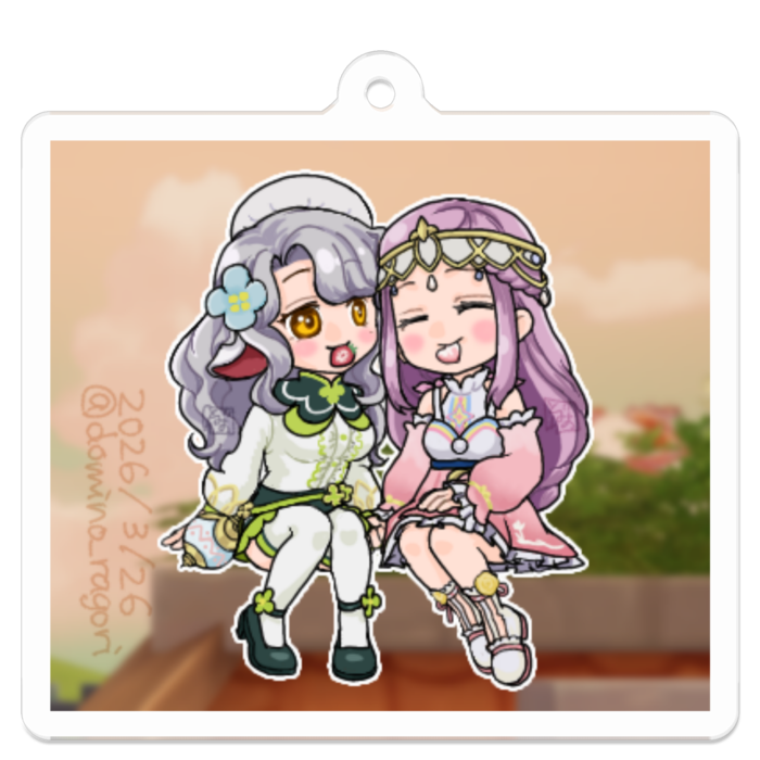 アクリルキーホルダー - 50 x 50 (mm)(66)