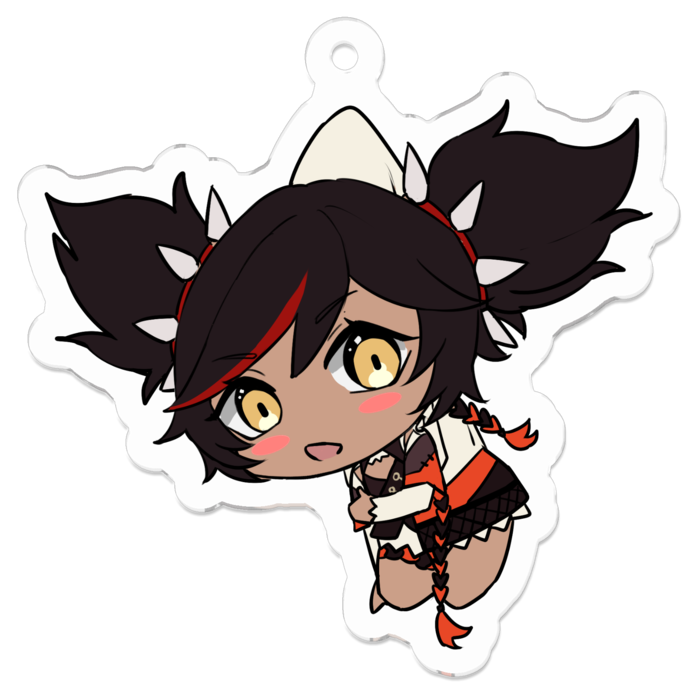 アクリルキーホルダー - 50 x 50 (mm)