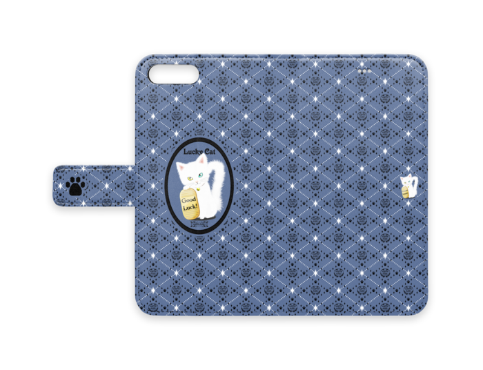 白猫オッドアイver＿002ブルー