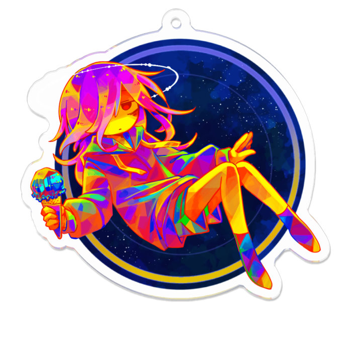 アクリルキーホルダー - 70 x 70 (mm)