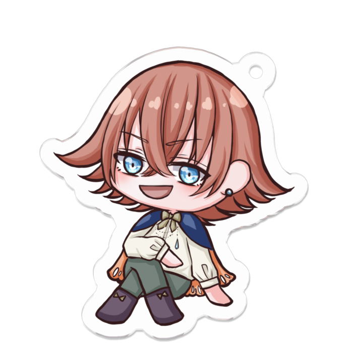 アクリルキーホルダー（コーティング） - 50 x 50 (mm)