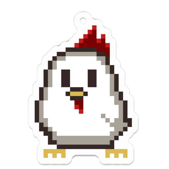 アクリルキーホルダー - 50 x 50 (mm)