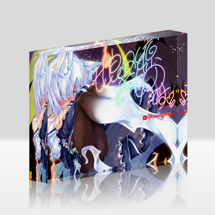 比良々ヶ原よしのアクリルブロック (白引き有り)