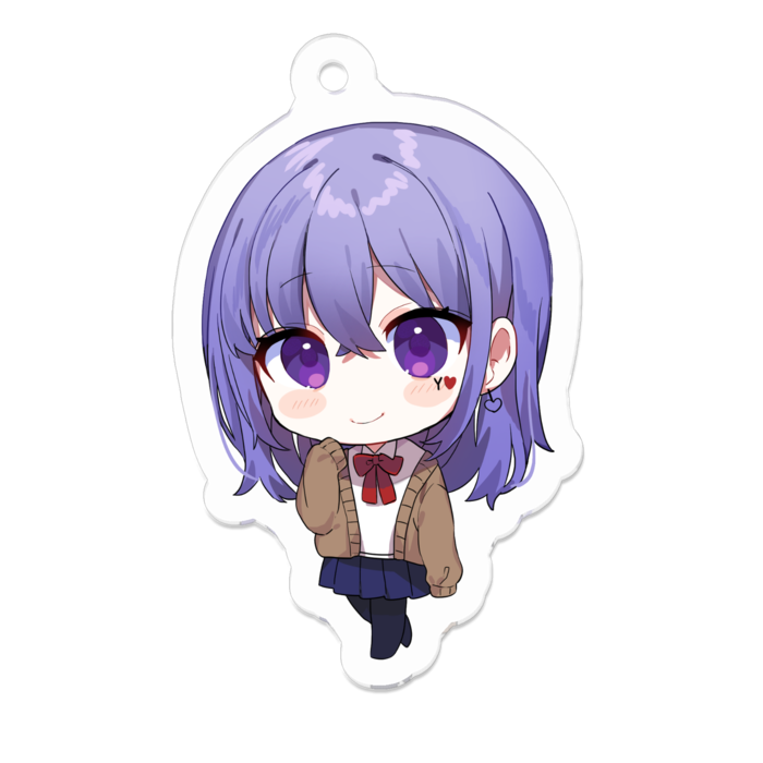 アクリルキーホルダー - 50 x 50 (mm)