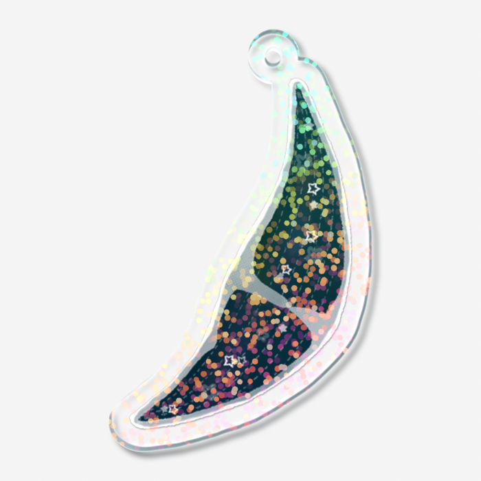 ホログラムアクリルキーホルダー - 50 × 50mm