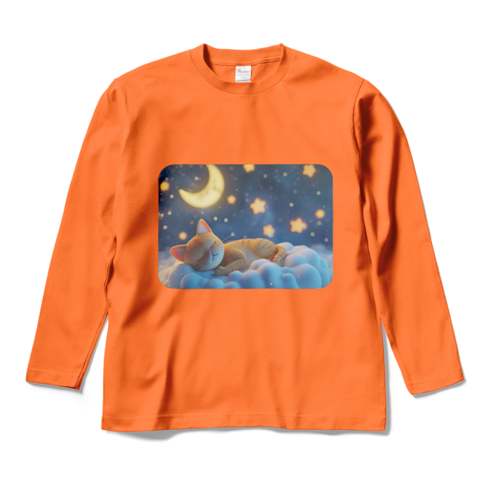 ロングスリーブTシャツ - M - オレンジ