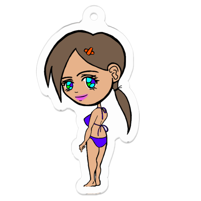 アクリルキーホルダー - 50 x 50 (mm)