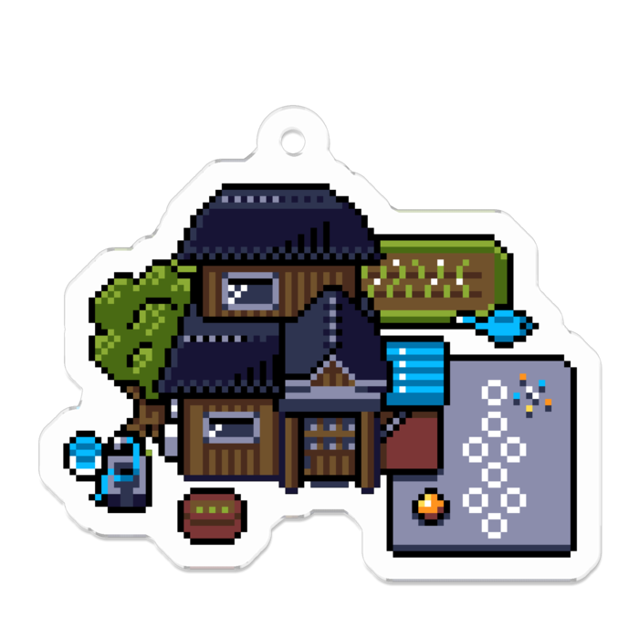 アクリルキーホルダー - 50 x 50 (mm)