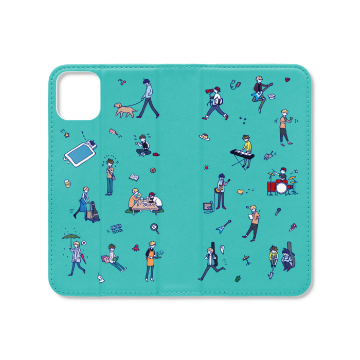 手帳型iPhoneケース（ベルトなし） - iPhone 11 - ストラップ穴 なし