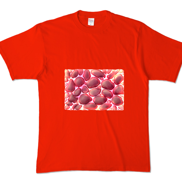 カラーTシャツ - XL - レッド (濃色)