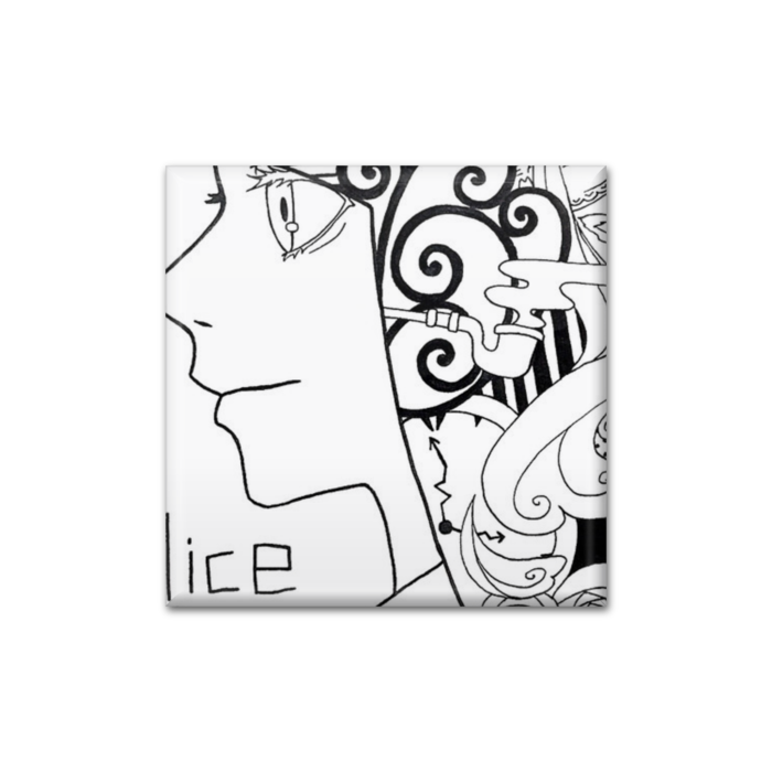 缶バッジ - 四角形40mm