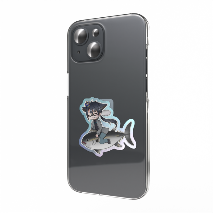 オーロラスマホステッカー - 縦