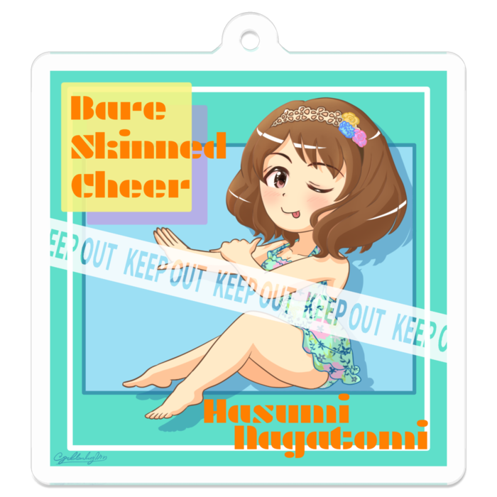 アクリルキーホルダー - 50 x 50 (mm)