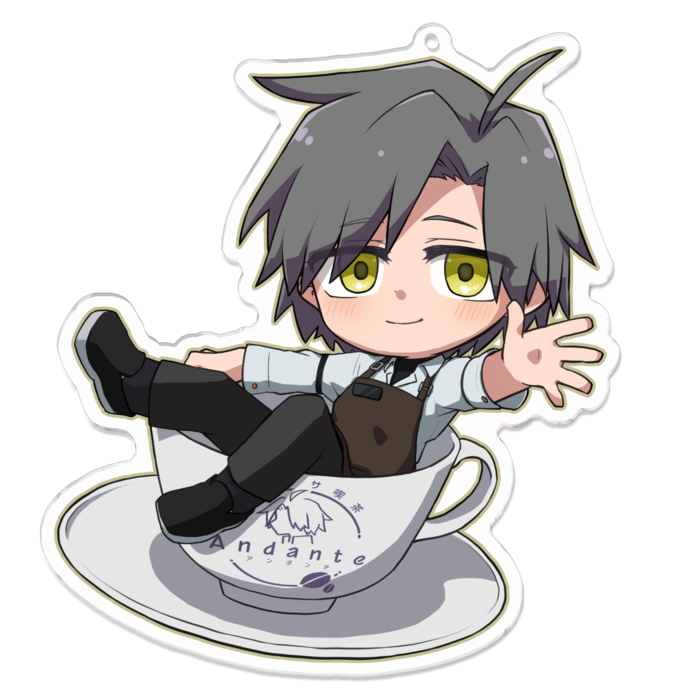 アクリルキーホルダー - 100 x 100 (mm)たむちん