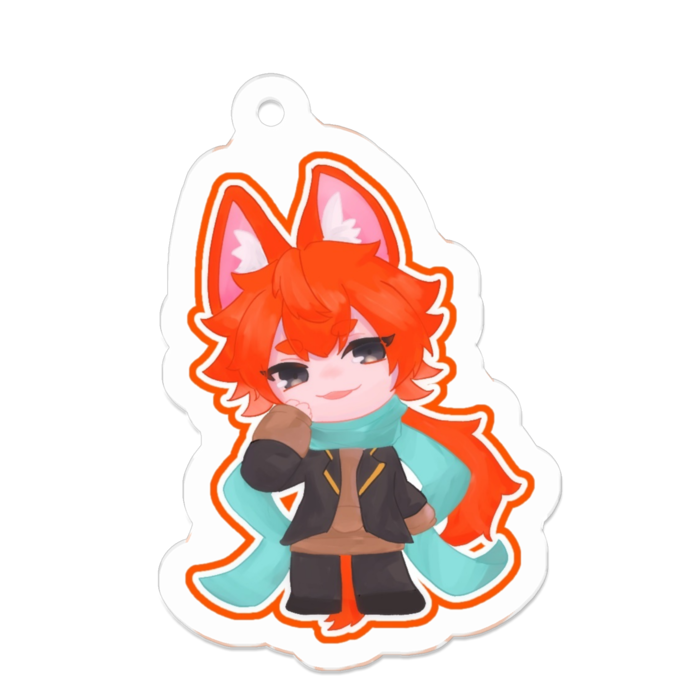 アクリルキーホルダー(シンク) - 50 x 50 (mm)(3)