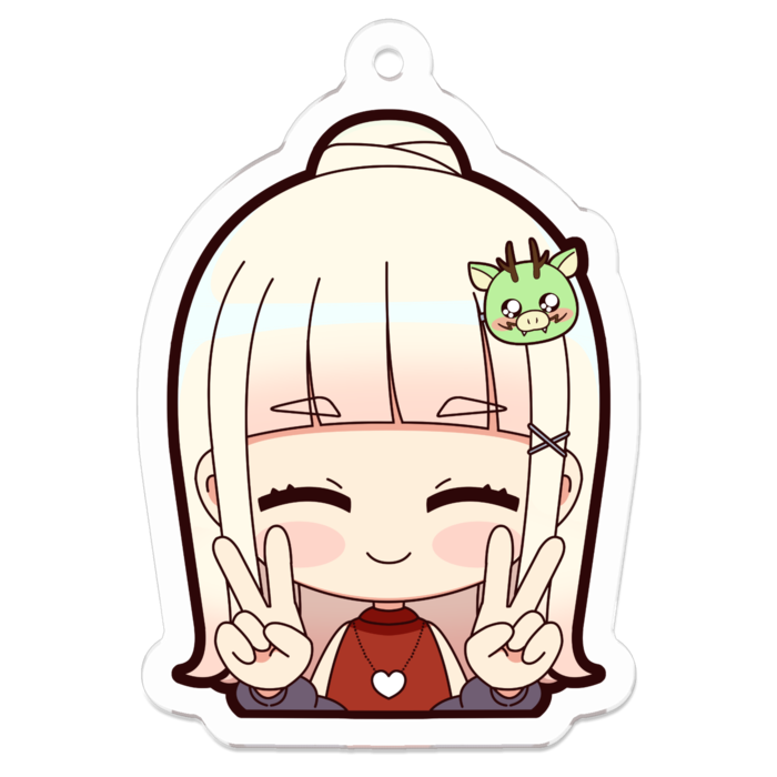 アクリルキーホルダー - 50 x 50 (mm)