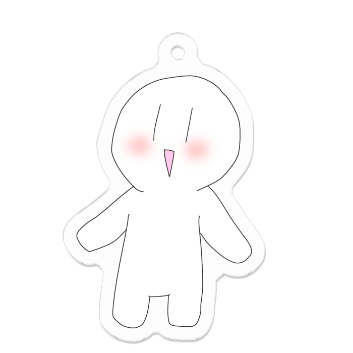 アクリルキーホルダー - 50 x 50 (mm)