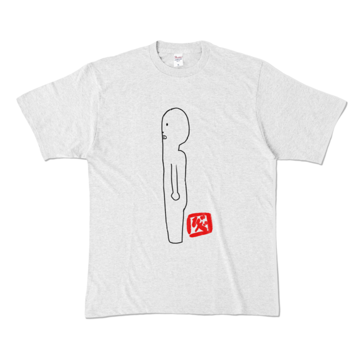 カラーTシャツ - XL - アッシュ (淡色)