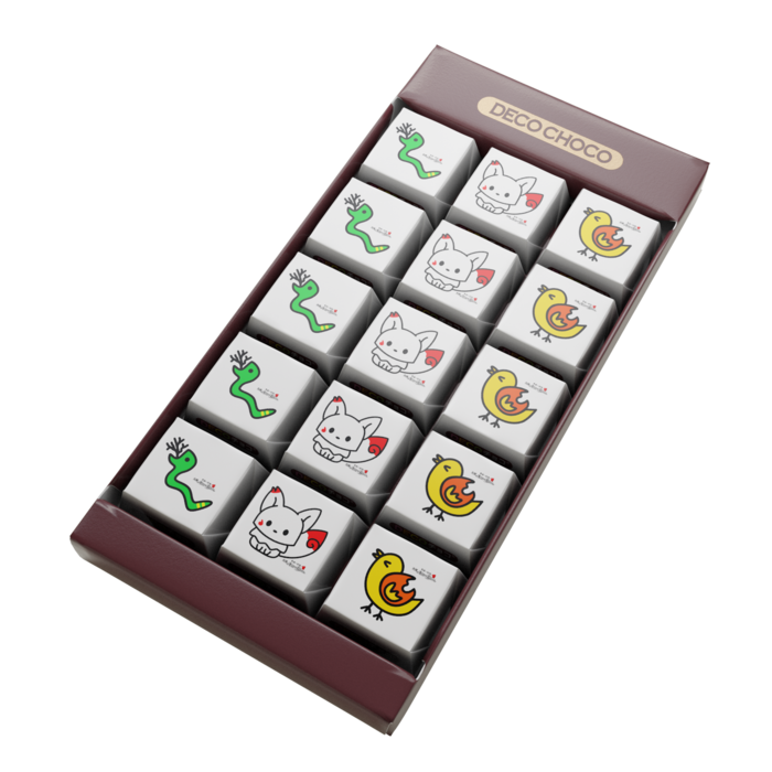 DECOチョコ - 15個入り(おともだちと)