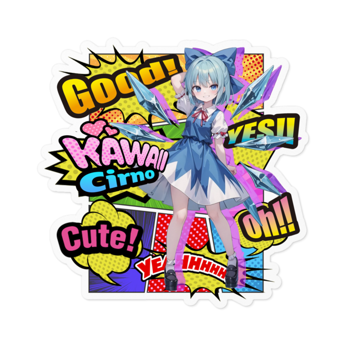 ステッカー - 100 x 100 (mm)