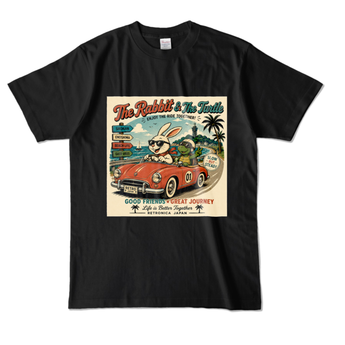 カラーTシャツ - L - ブラック (濃色)