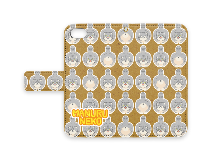 手帳型iPhoneケース - iPhone7 - ストラップ穴 あり