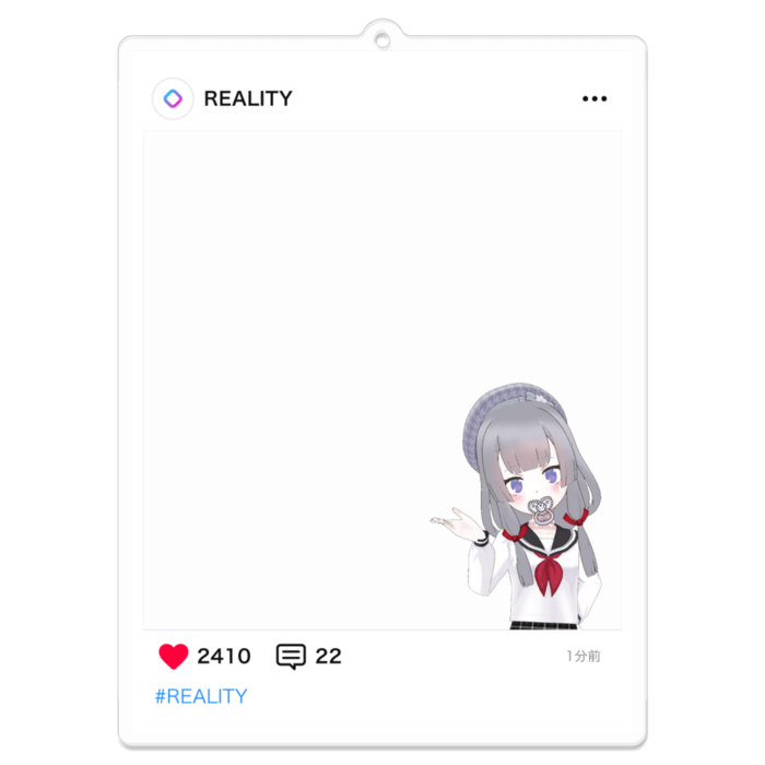 アクリルキーホルダー - 100 x 100 (mm)