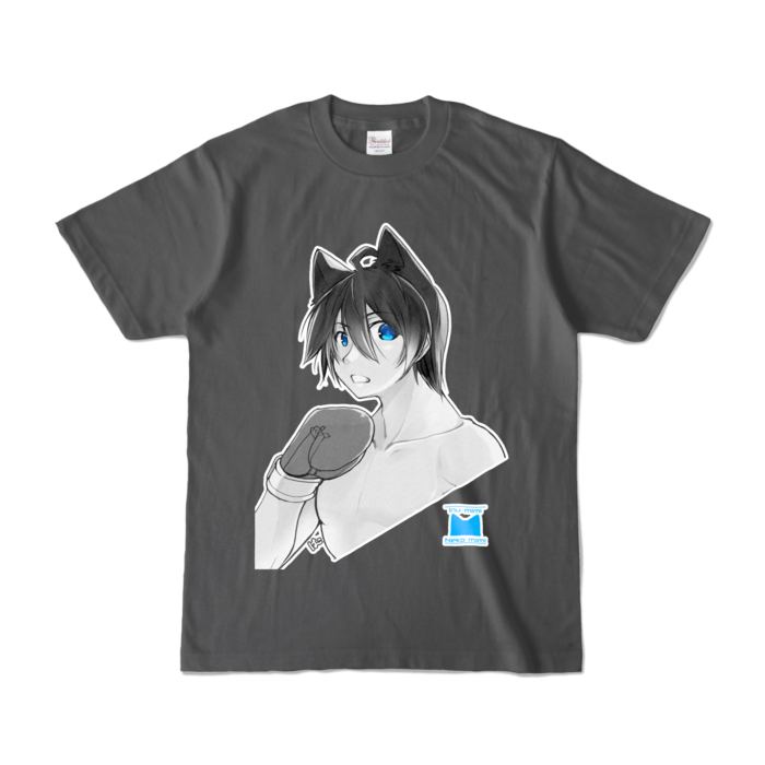 前面プリント：S - チャコール