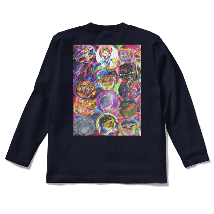 ロングスリーブTシャツ - S - ネイビー