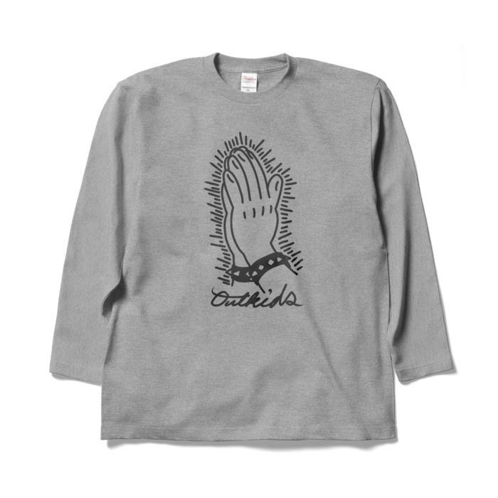 ロングスリーブTシャツ - XL - 杢グレー