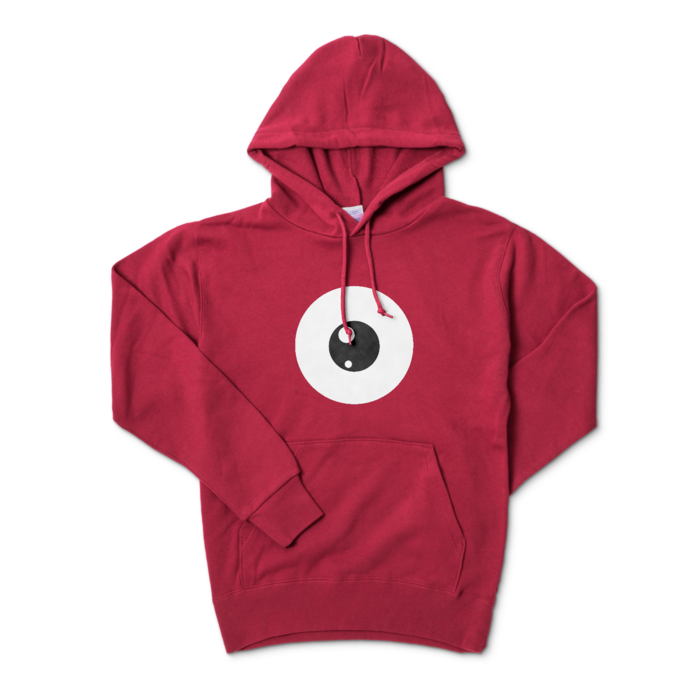 めだまパーカー - S - バーガンディ