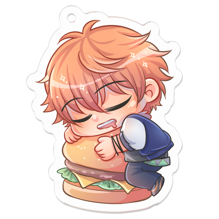 Sleepy Beelzebub すやすや ベルゼブブ Obey Me おべいみーアクリルキーホルダー Merch By Qei Booth