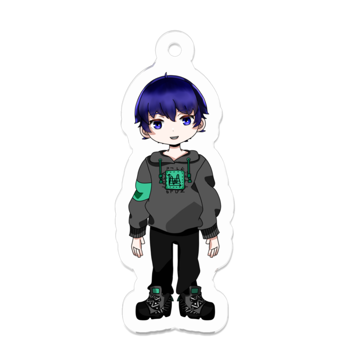 アクリルキーホルダー - 50 x 50 (mm)