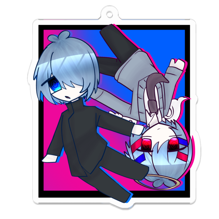 アクリルキーホルダー - 70 x 70 (mm)