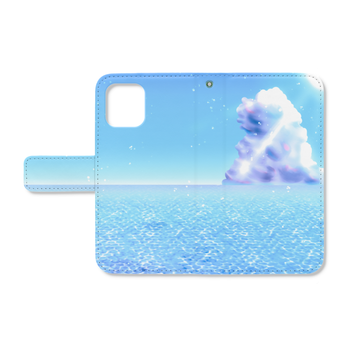 手帳型iPhoneケース - iPhone12 mini - ストラップ穴 あり