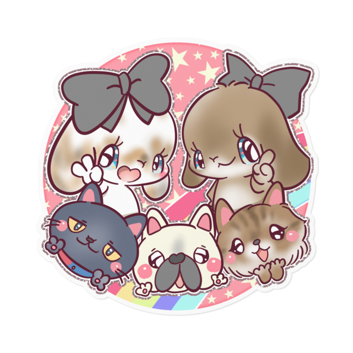 ステッカー - 160 x 160 (mm)