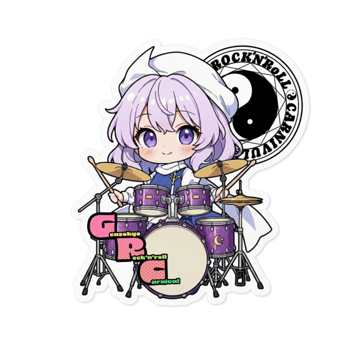 ステッカー - 100 x 100 (mm)