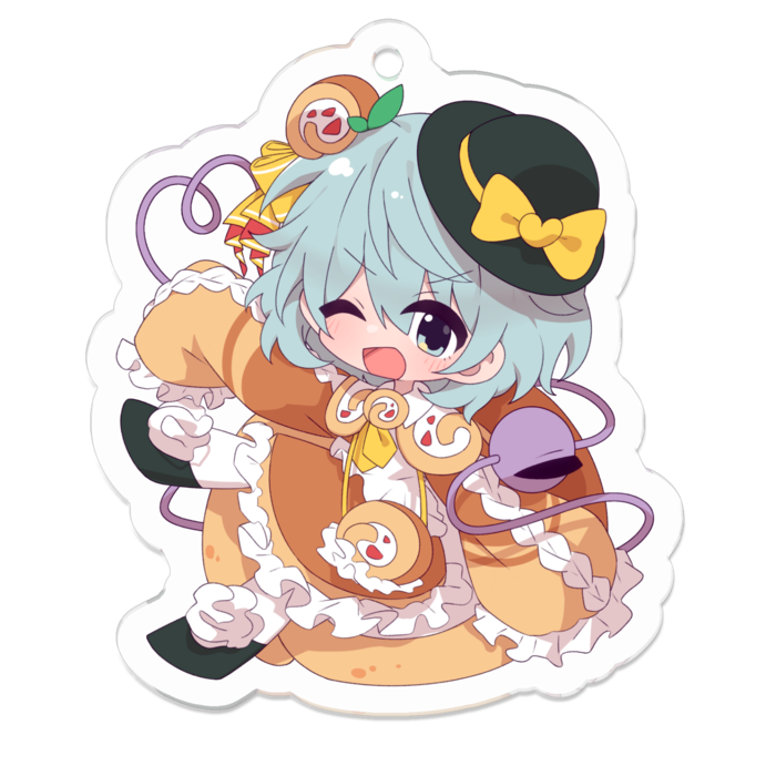 アクリルキーホルダー - 50 x 50 (mm)