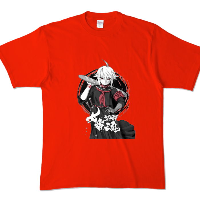 カラーTシャツ - XL - レッド (濃色)