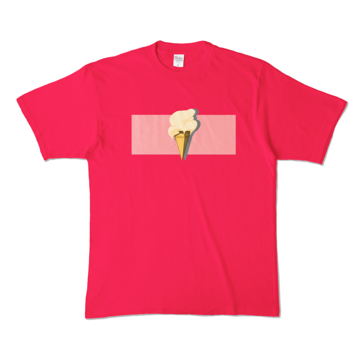 カラーTシャツ - XL - ホットピンク (濃色)