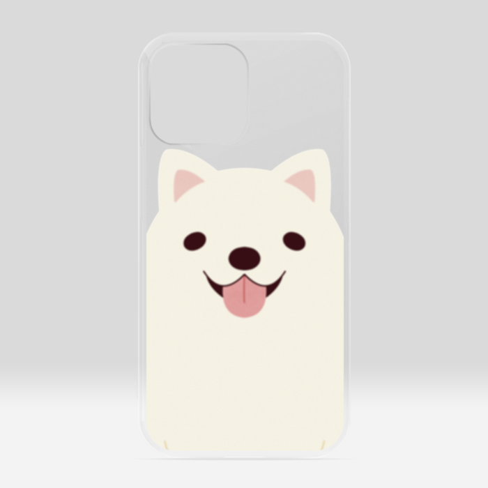 クリアiPhoneケース サモエド iPhone 13ProMax