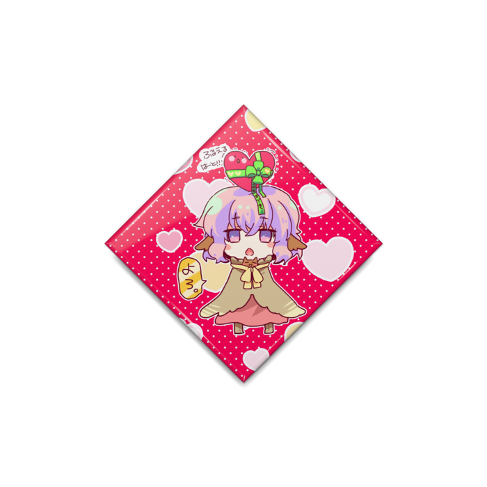 缶バッジ - ひし形40mm