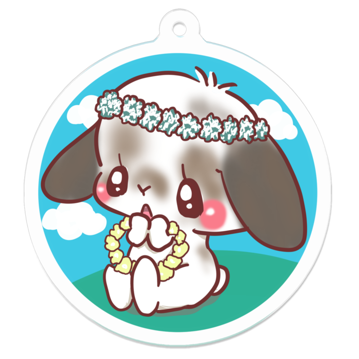 アクリルキーホルダー - 50 x 50 (mm)