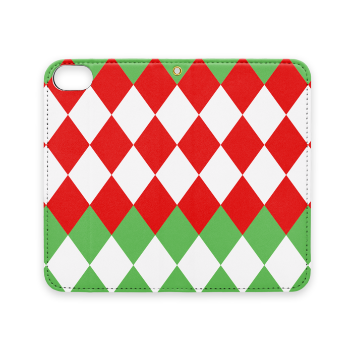 手帳型iPhoneケース（ベルトなし） - iPhone 8 / 7 / SE2 - ストラップ穴 あり